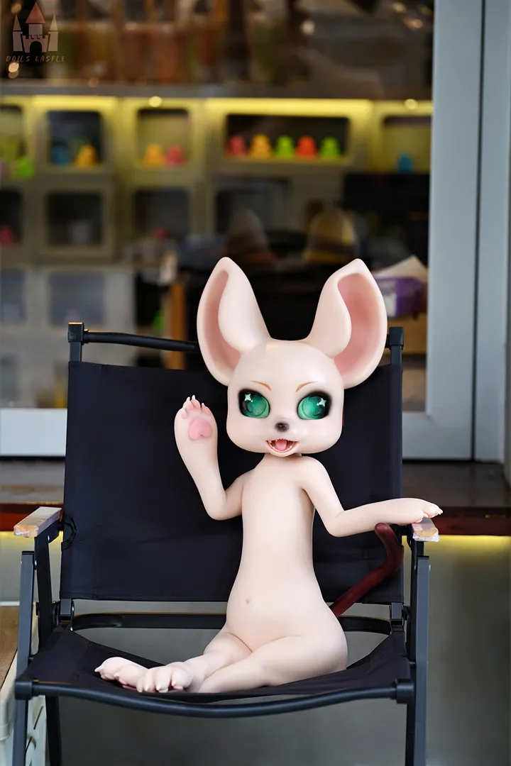80cm (2ft7) Furry All-In-One Silicone Sex Doll - Cheese Mouse